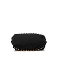 Miniatyrbilde 3 av 10: Pre-owned Fendi Selleria Studded Canvas Shoulder Bag Black
