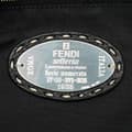 Miniatyrbilde 5 av 10: Pre-owned Fendi Selleria Studded Canvas Shoulder Bag Black