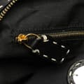 Miniatyrbilde 8 av 10: Pre-owned Fendi Selleria Studded Canvas Shoulder Bag Black