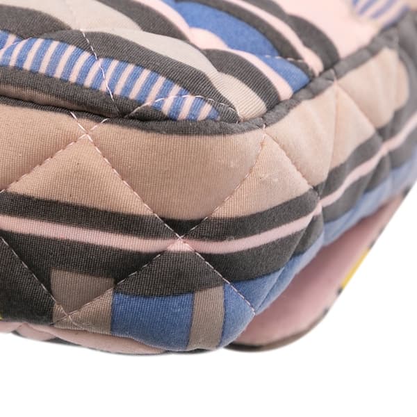 Pre-owned Chanel Small Quilted Jersey Ocean Drive Flap Pink