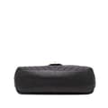 Miniatyrbild 3 av 10: Pre-owned Chanel Jumbo Chevron Iridescent Calfskin Surpique Flap Black