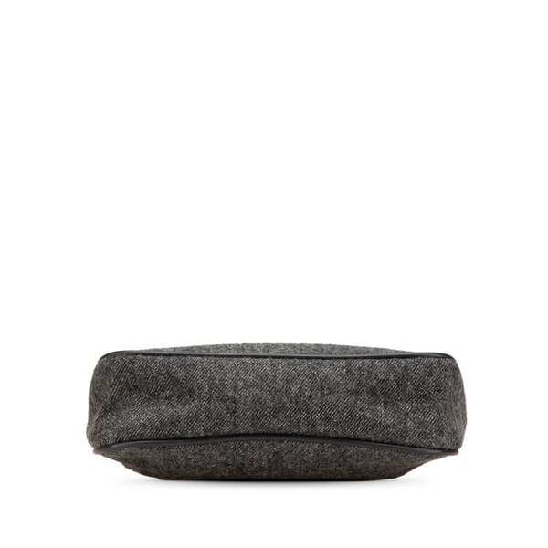 Pre-owned Prada Wool Shoulder Bag Gray