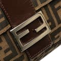 Miniatyrbillede 9 af 10: Pre-owned Fendi Zucca Canvas Shoulder Bag Brown