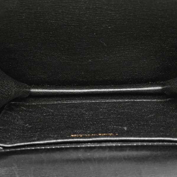 Pre-owned Dior Leather Chain Shoulder Bag Black