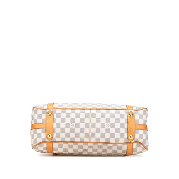 Pre-owned Louis Vuitton Damier Azur Stresa PM White