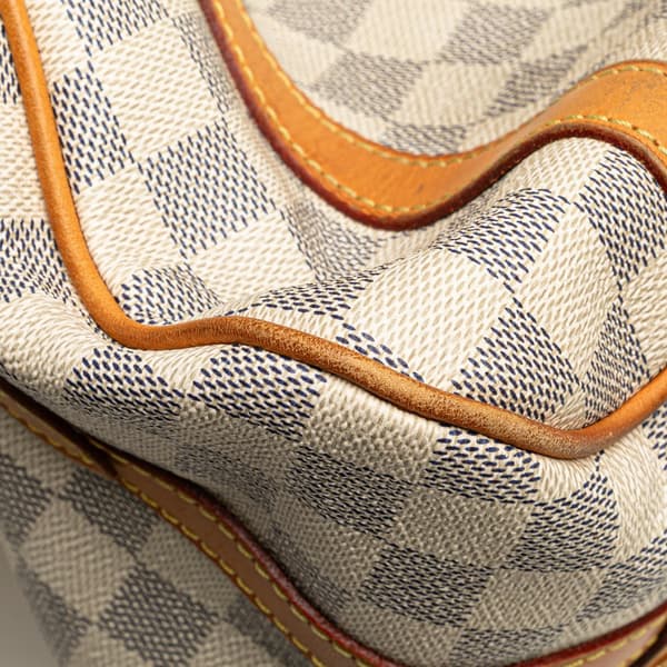 Pre-owned Louis Vuitton Damier Azur Stresa PM White
