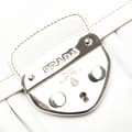 Miniatyrbilde 9 av 10: Pre-owned Prada Soft Calf Sound Lock Shoulder Bag White
