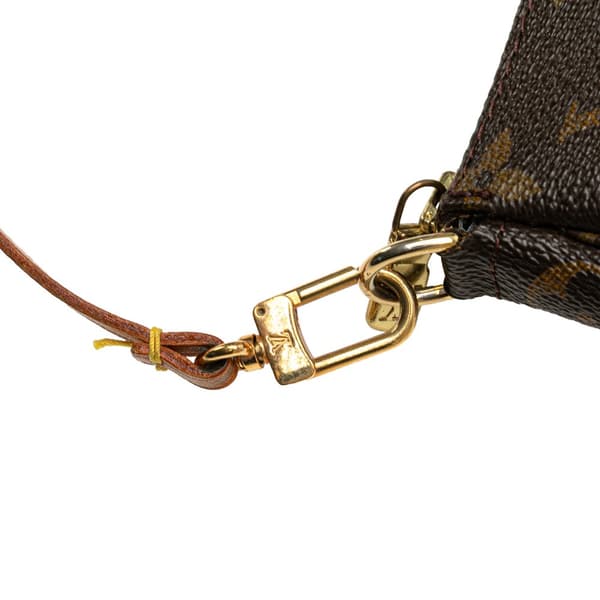 Pre-owned Louis Vuitton Monogram Pochette Accessoires Brown