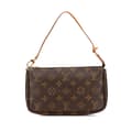 Miniatyrbilde 1 av 10: Pre-owned Louis Vuitton Monogram Pochette Accessoires Brown