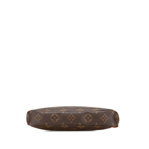 Pre-owned Louis Vuitton Monogram Pochette Accessoires Brown