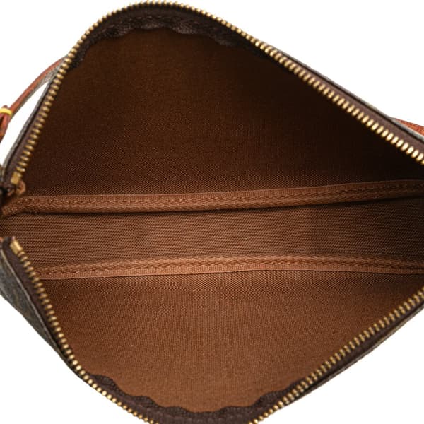 Pre-owned Louis Vuitton Monogram Pochette Accessoires Brown