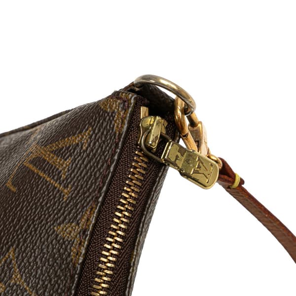 Pre-owned Louis Vuitton Monogram Pochette Accessoires Brown