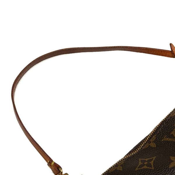 Pre-owned Louis Vuitton Monogram Pochette Accessoires Brown