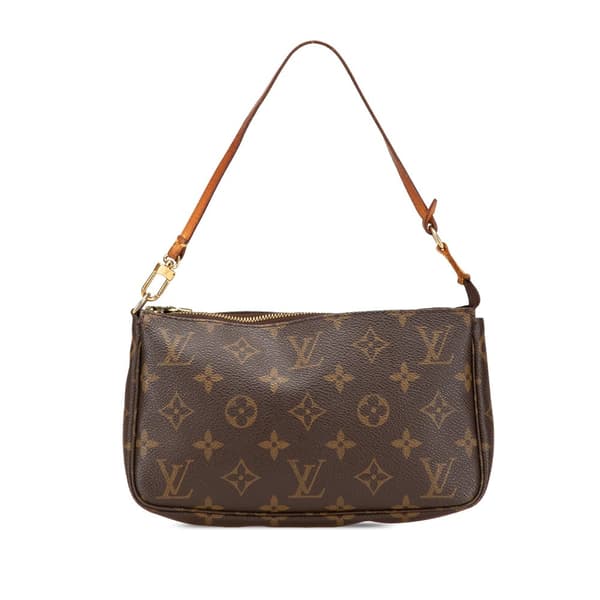 Pre-owned Louis Vuitton Monogram Pochette Accessoires Brown