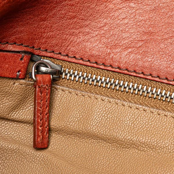 Pre-owned Prada Vitello Daino Flap Shoulder Bag Red