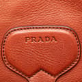 Miniatyrbilde 9 av 10: Pre-owned Prada Vitello Daino Flap Shoulder Bag Red