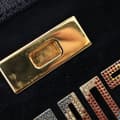 Miniatyrbilde 4 av 10: Pre-owned Louis Vuitton Suede and Goatskin Avant Garde Pochette Black