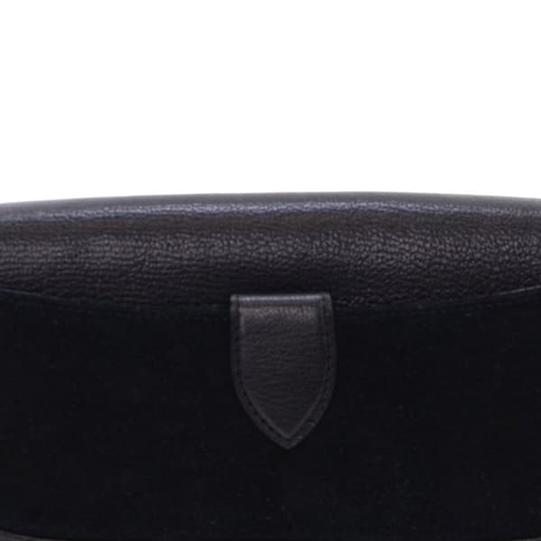 Pre-owned Louis Vuitton Suede and Goatskin Avant Garde Pochette Black