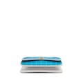 Miniatyrbild 3 av 9: Pre-owned Chanel Reissue Square Quilt Satin Flap Blue