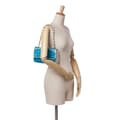 Miniatyrbild 8 av 9: Pre-owned Chanel Reissue Square Quilt Satin Flap Blue
