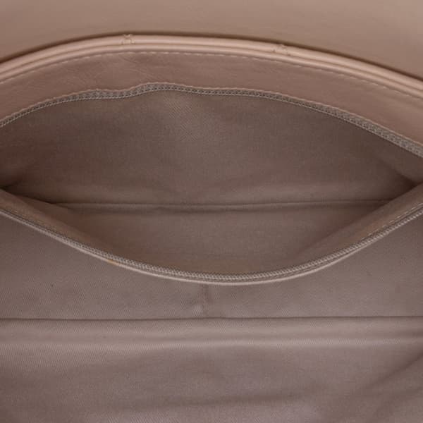 Pre-owned Chanel Large Quilted Lambskin Country Chic Flap Brown