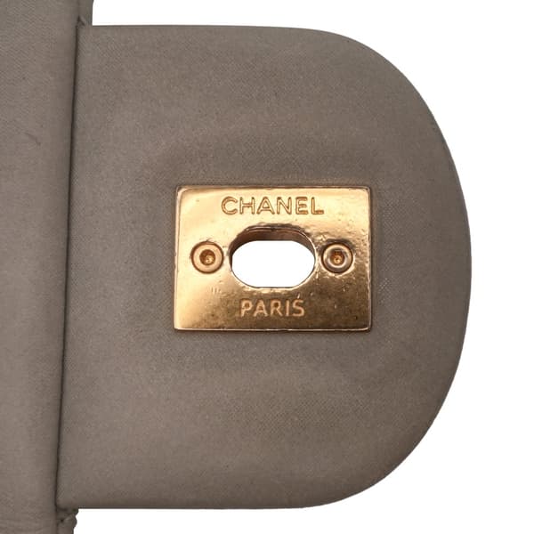 Pre-owned Chanel Large Quilted Iridescent Calfskin Coco Pleats Flap Brown