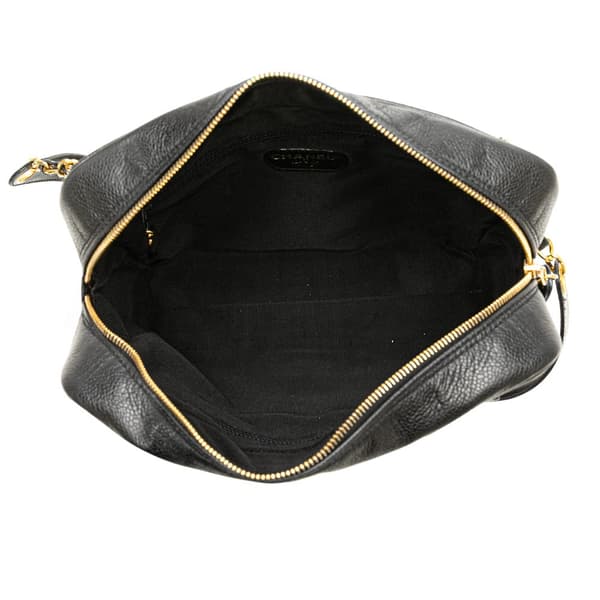 Pre-owned Chanel Triple CC Caviar Shoulder Bag Black
