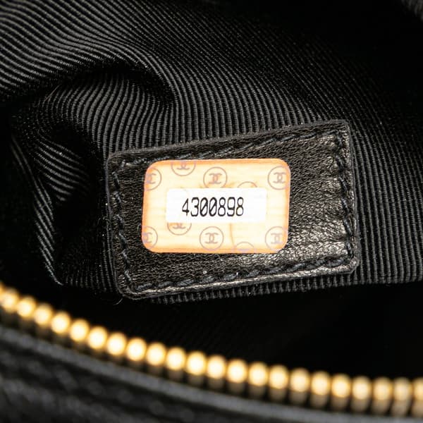Pre-owned Chanel Triple CC Caviar Shoulder Bag Black