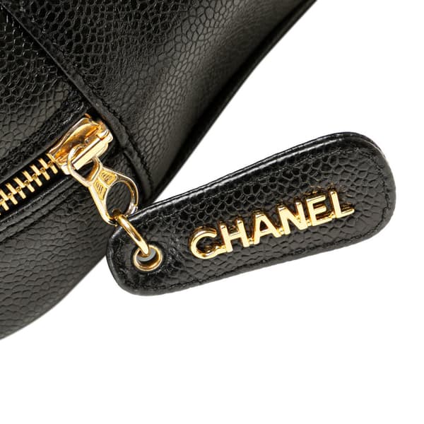Pre-owned Chanel Triple CC Caviar Shoulder Bag Black