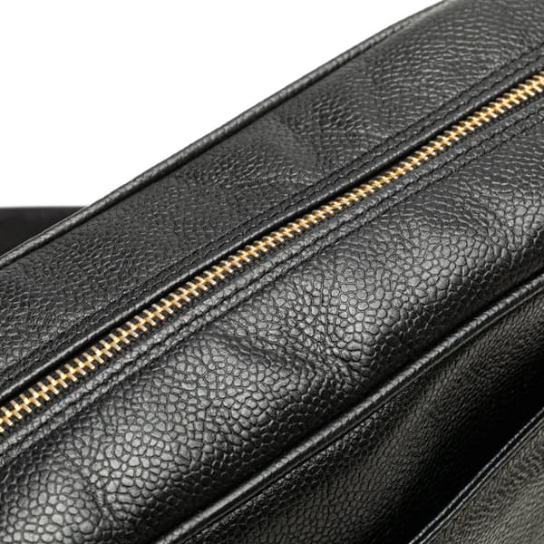 Pre-owned Chanel Triple CC Caviar Shoulder Bag Black
