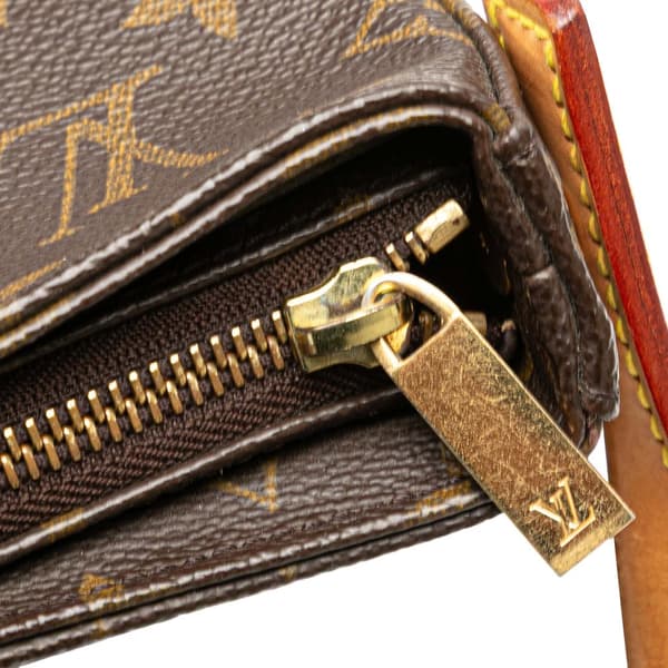 Pre-owned Louis Vuitton Monogram Looping MM Brown