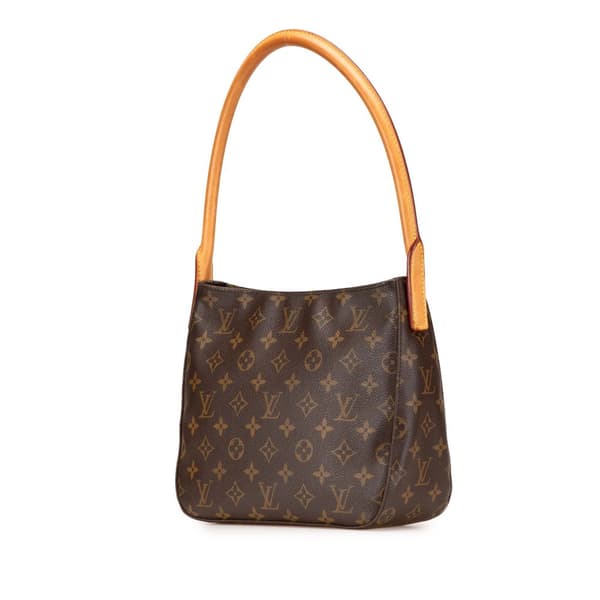 Pre-owned Louis Vuitton Monogram Looping MM Brown