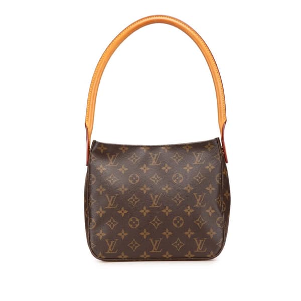 Pre-owned Louis Vuitton Monogram Looping MM Brown
