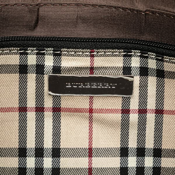 Pre-owned Burberry Leather Shoulder Bag Black