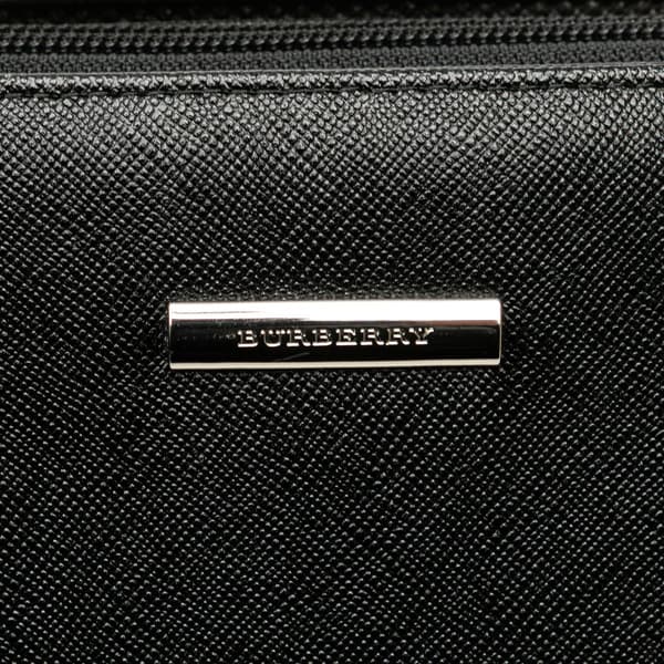 Pre-owned Burberry Leather Shoulder Bag Black