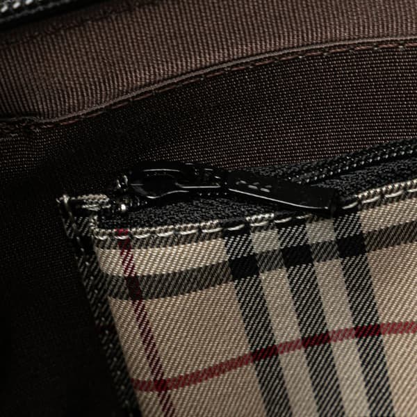 Pre-owned Burberry Leather Shoulder Bag Black