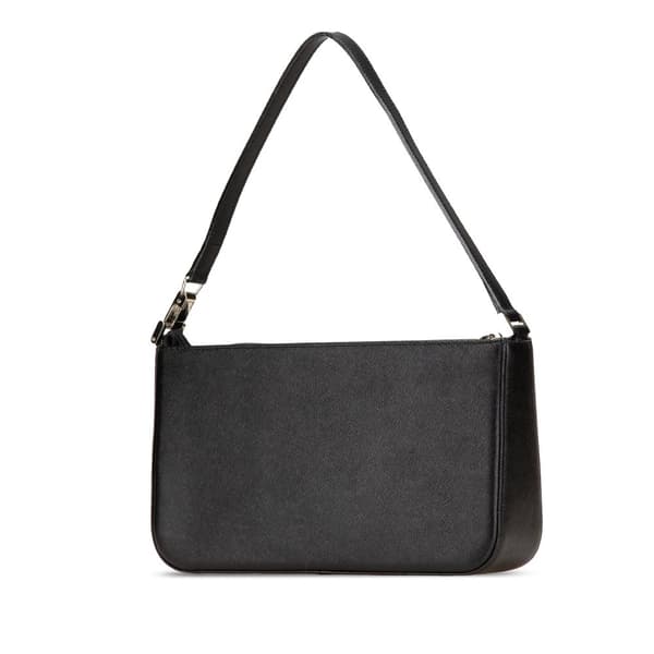 Pre-owned Burberry Leather Shoulder Bag Black
