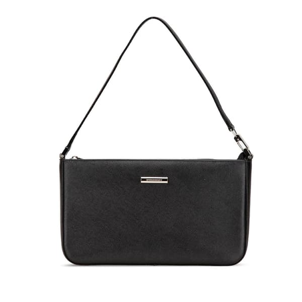 Pre-owned Burberry Leather Shoulder Bag Black