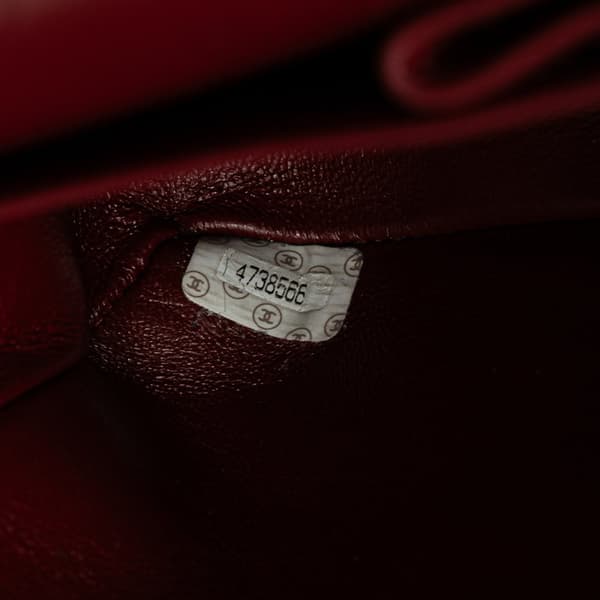 Pre-owned Chanel Medium Classic Lambskin Double Flap Black