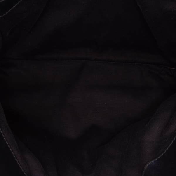 Pre-owned Saint Laurent Medium Matelasse Leather LouLou Shoulder Bag Black