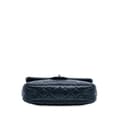 Miniatyrbillede 3 af 10: Pre-owned Chanel Jumbo Perforated Lambskin Single Flap Blue