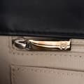 Miniatyrbillede 6 af 10: Pre-owned Chanel Jumbo Perforated Lambskin Single Flap Blue