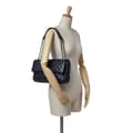 Miniatyrbillede 10 af 10: Pre-owned Chanel Jumbo Perforated Lambskin Single Flap Blue