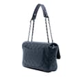 Miniatyrbillede 2 af 10: Pre-owned Chanel Jumbo Perforated Lambskin Single Flap Blue