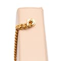 Miniatyrbilde 9 av 10: Pre-owned Celine Shiny Calfskin Triomphe Chain Box Shoulder Bag Brown