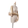 Miniatyrbilde 10 av 10: Pre-owned Celine Shiny Calfskin Triomphe Chain Box Shoulder Bag Brown
