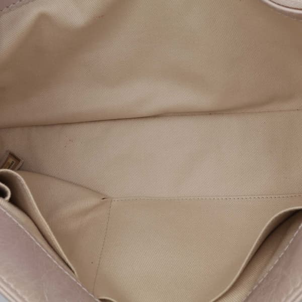 Pre-owned Chanel Large Quilted Glazed Calfskin Coco Soft Flap Brown
