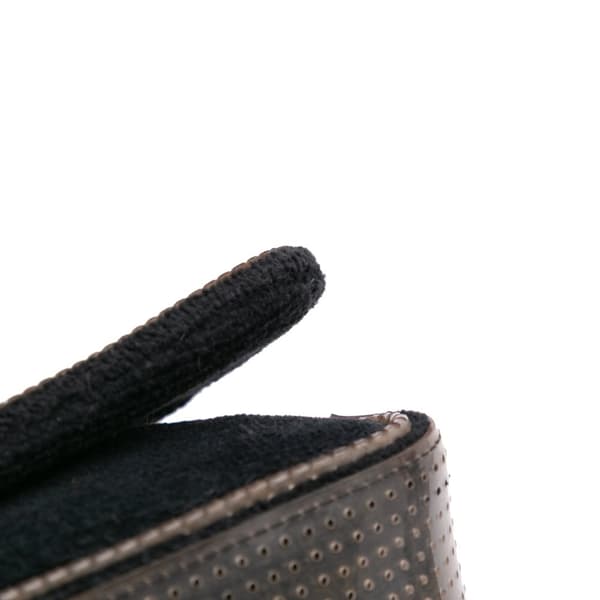 Pre-owned Chanel Terry Cloth CC Sport Line Shoulder Bag Black