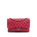 Miniatyrbilde 1 av 10: Pre-owned Chanel Jumbo Quilted Lambskin 3 Accordion Flap Pink