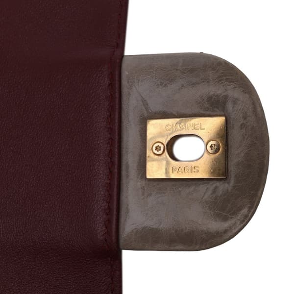 Pre-owned Chanel Jumbo CC Quilted Calfskin Straight Flap Brown
